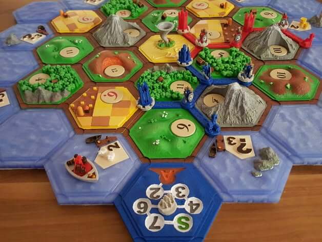 Colonist inspira-se no jogo de tabuleiro Settlers of Catan e pode