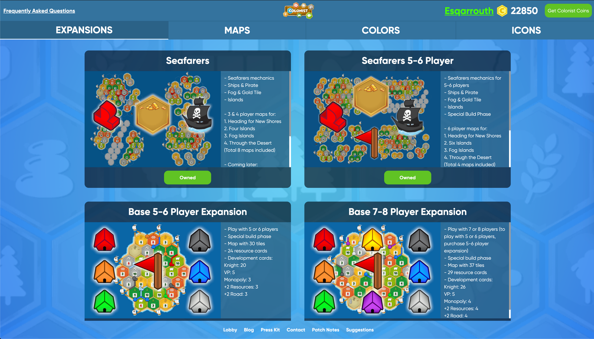 Colonist Catan Seafarers Store Shop Expansion