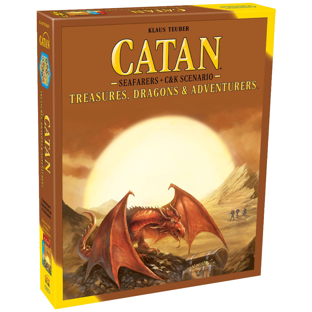 Catan: Treasures, Dragons, Adventures Box